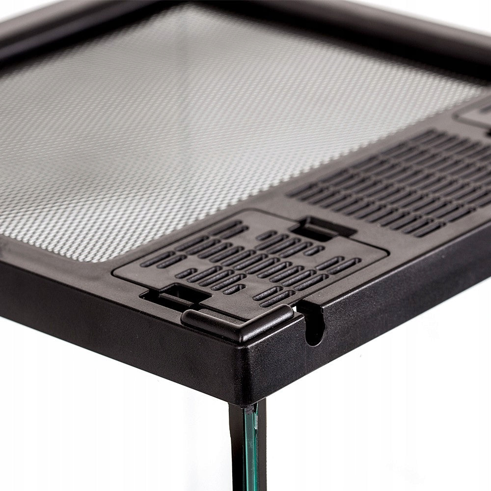 REPTI-ZOO TERARIUMAS 21x21x30 – PATVARUS VANDENĮ ATSPARUS ROPLIAMS IR VABZDŽIAMS