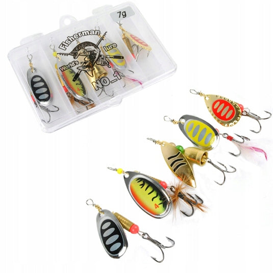 Spinning komplekt kuprinė IR masalų dėžutė 64 priedai