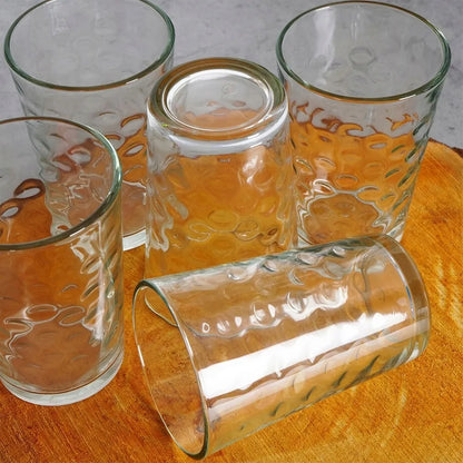 8x stiklinės gėrimams, vandeniui, sultims, kompotui, rinkinys