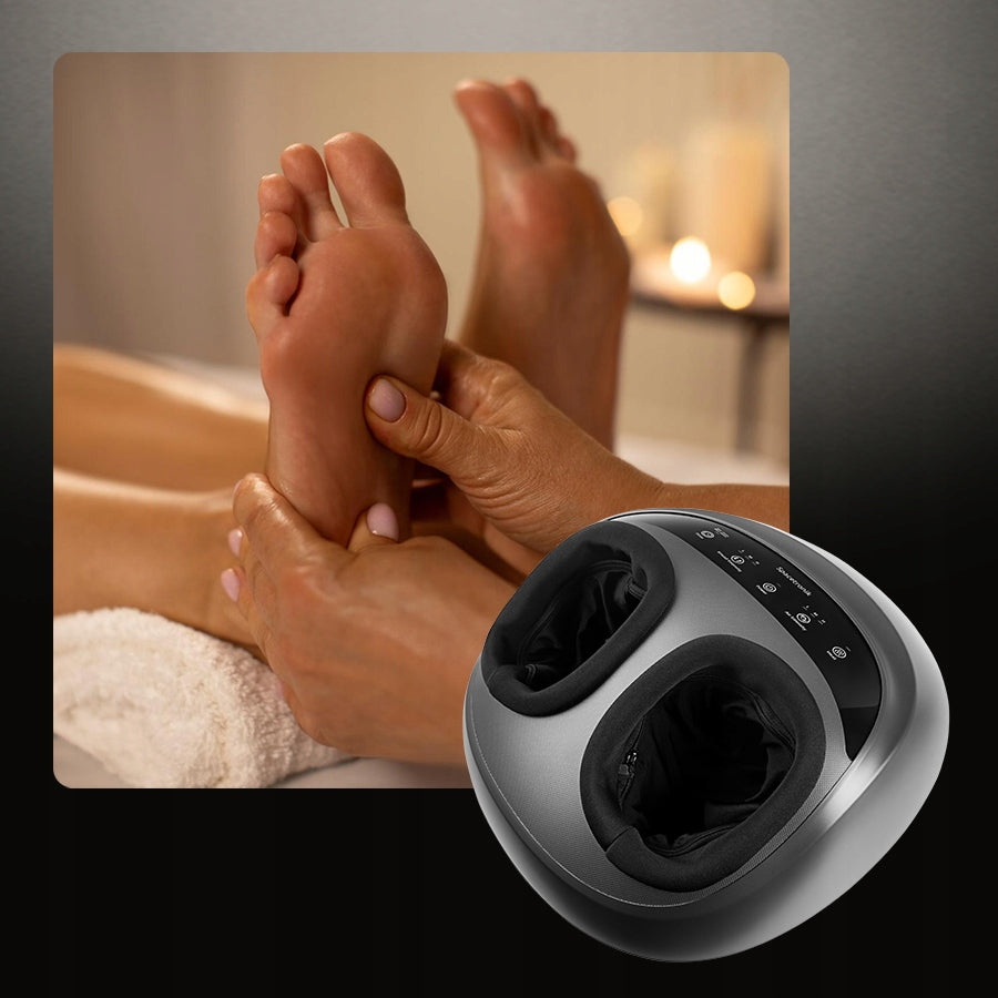 Didelis Šiatsu pėdų masažuoklis su šildymu, minkymu ir ridenimu SPE-M02