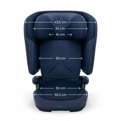 Kinderkraft Automobilinė kėdutė 3,5-12 metų 100-150 cm 15-36 kg UNITY 2 Tamsiai mėlynos spalvos
