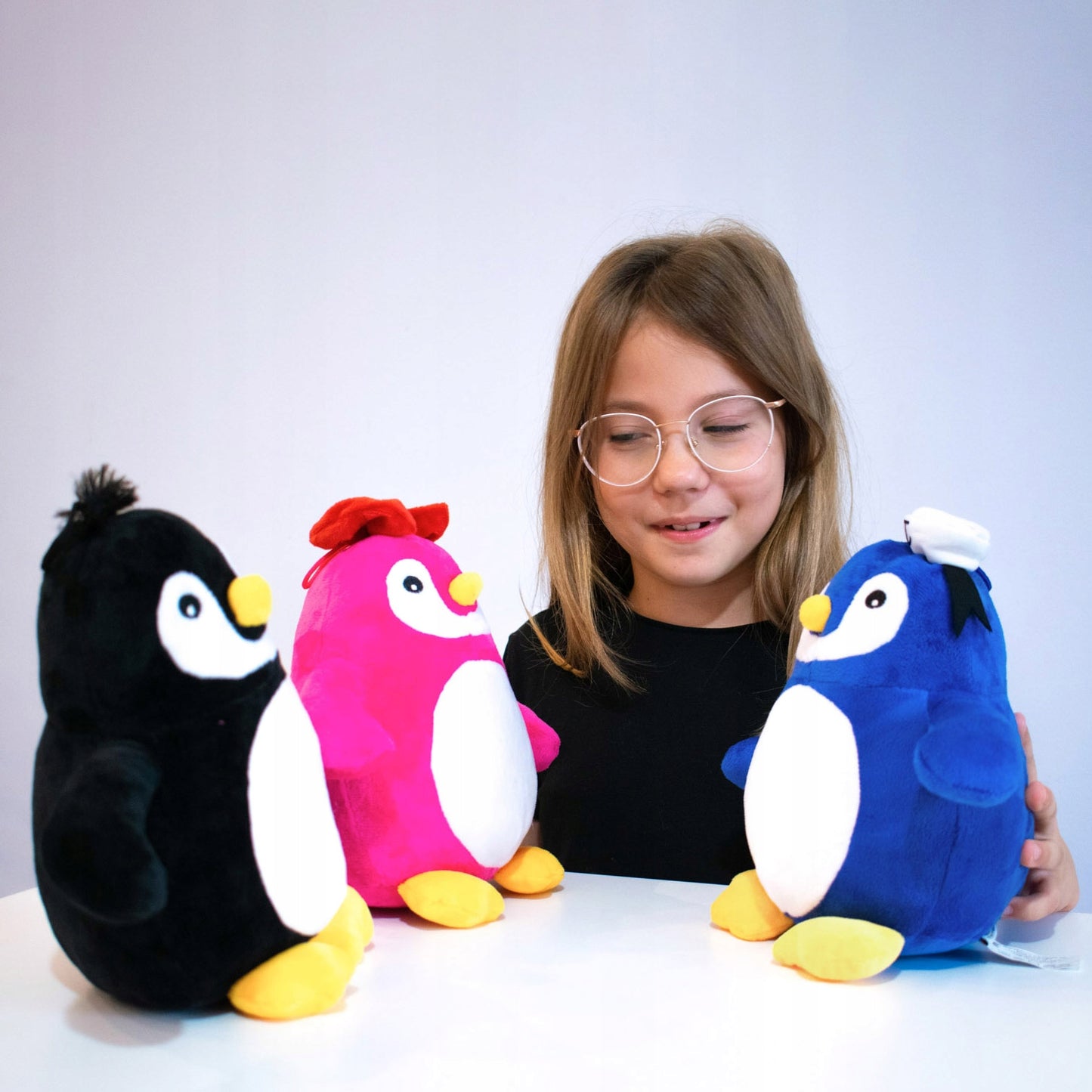 Minkštas pliušinis žaislas Pingvinas Jaś 23 cm, puiki dovana