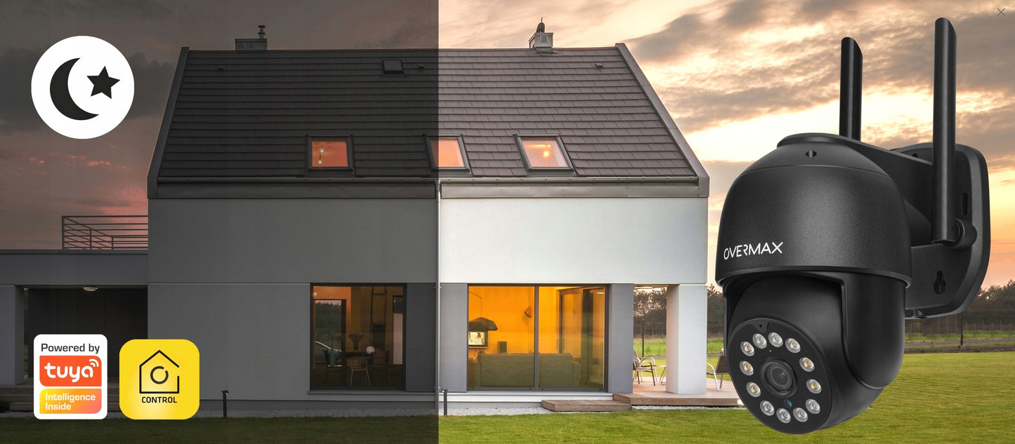 2x Lauko Pasukama Kamera LAN 12 LED Diodų IP66 WIFI FULL HD 4x Zoom 25s