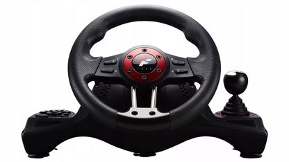 Žaidimų vairas FLASHFIRE WH2304V 270° + Pedalai PC PS4 Switch Xbox