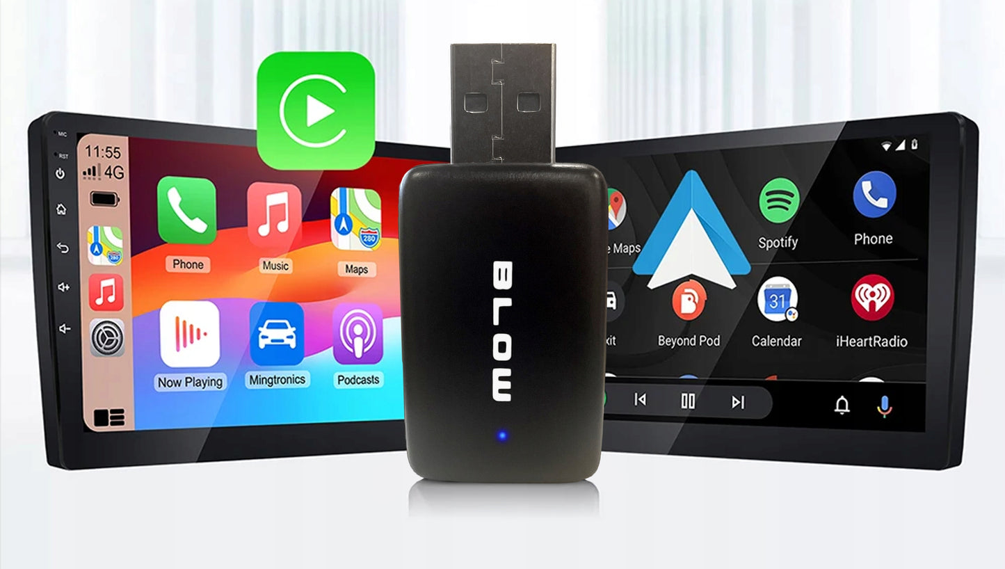 Belaidis WiFi Bluetooth CarPlay Android Auto Modulis Adapteris Mini Pro
