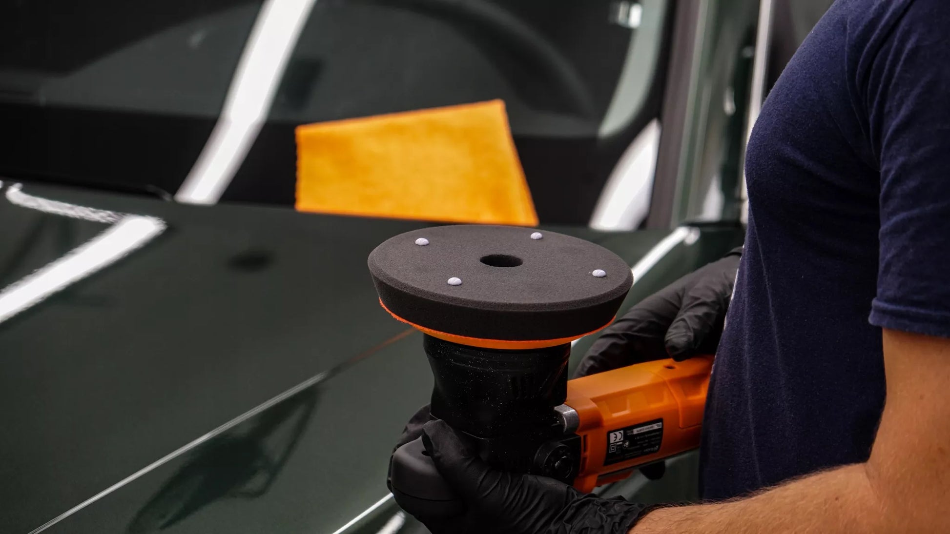 ADBL ROLLER D09125-01 DA poliravimo mašina 9MM su krepšiu automobilių detalizavimui