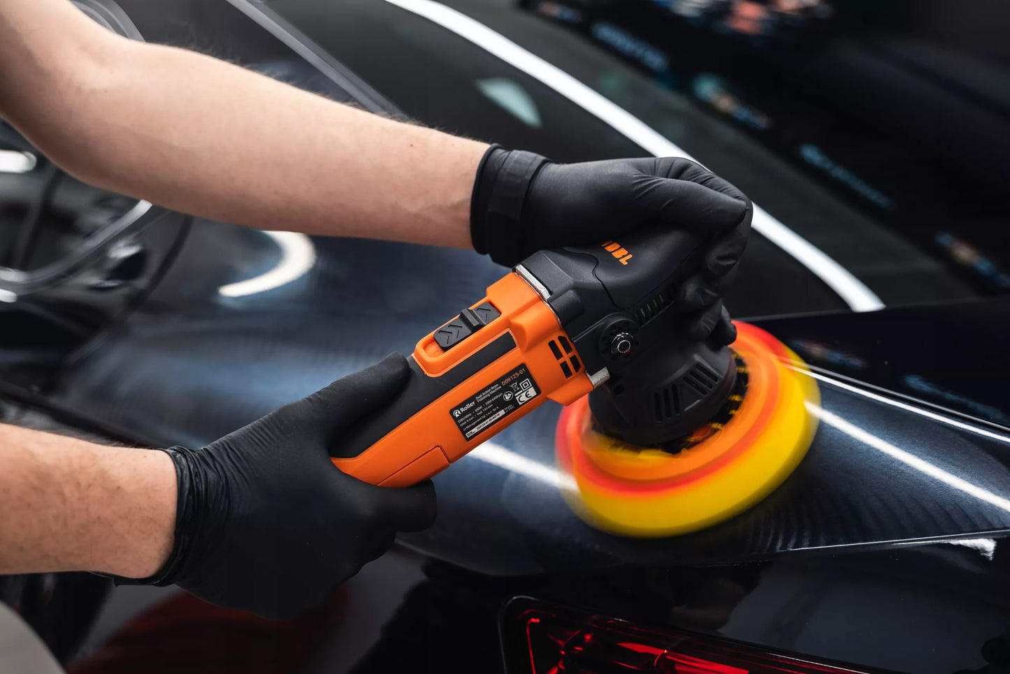 ADBL ROLLER D09125-01 DA poliravimo mašina 9MM su krepšiu automobilių detalizavimui
