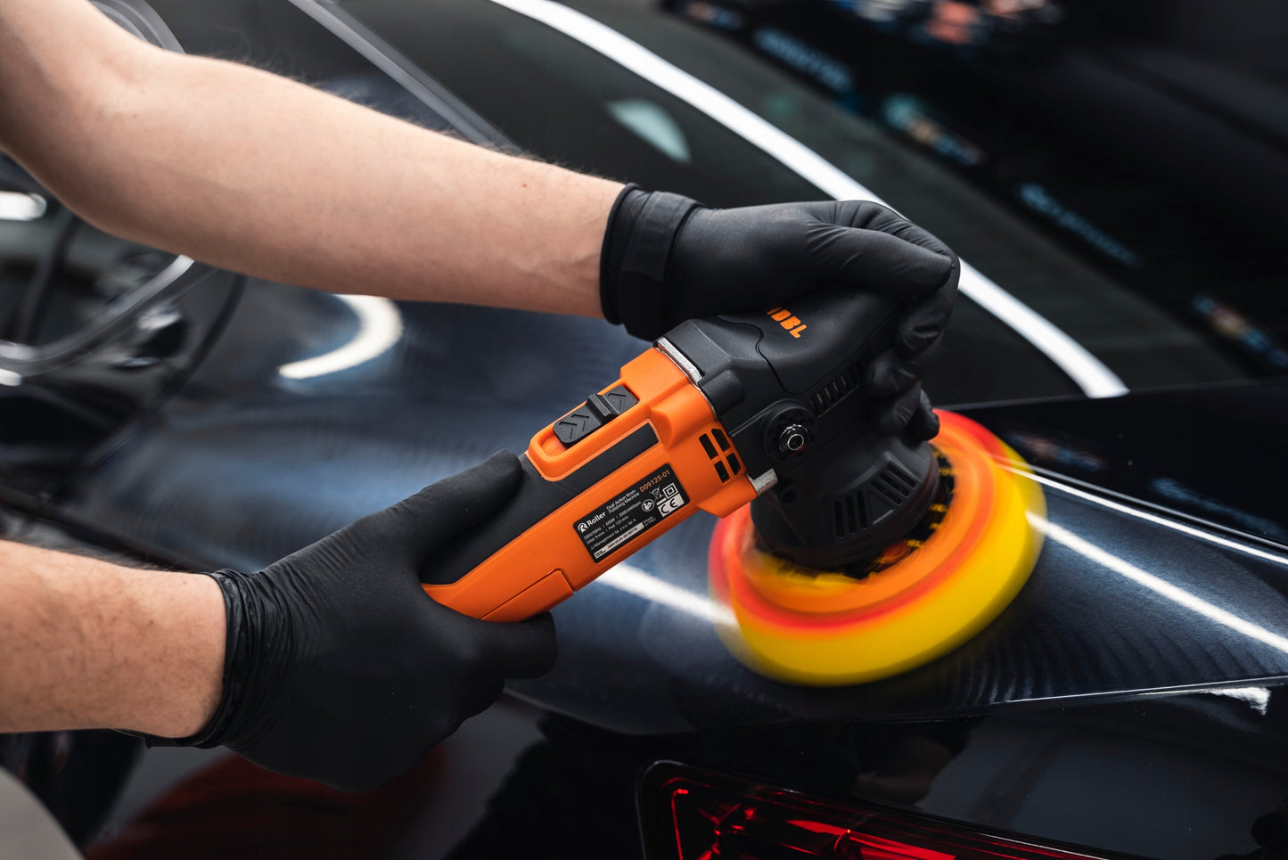 ADBL ROLLER D09125-01 DA poliravimo mašina 9MM su krepšiu automobilių detalizavimui