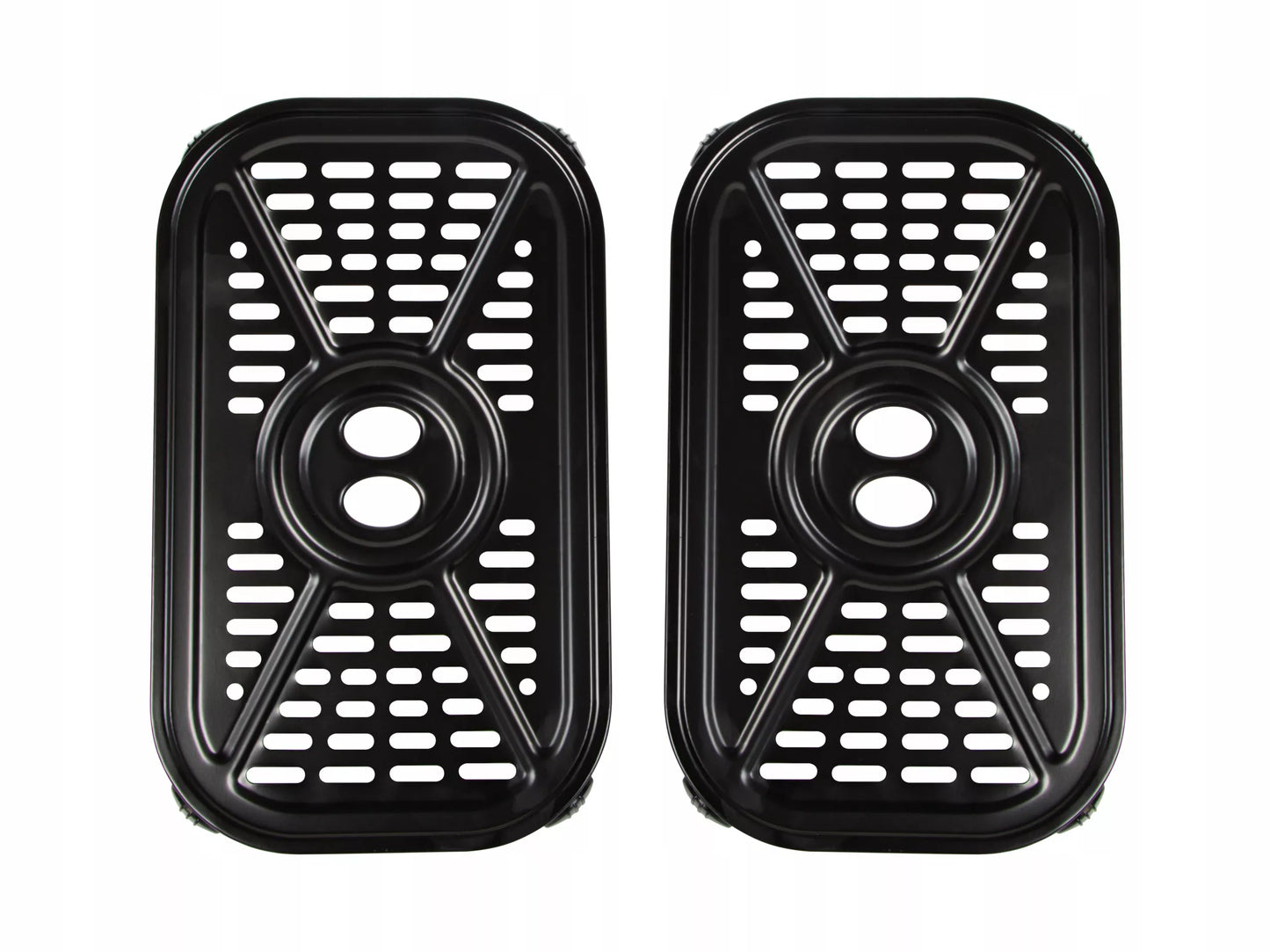DVIGUBASIS "AIR FRYER" FRYTINĖ BE-ALIEJINĖ KEPIMO KROSNELĖ XXL 9L 2 kaitinimo elementai GALINGA 2600W