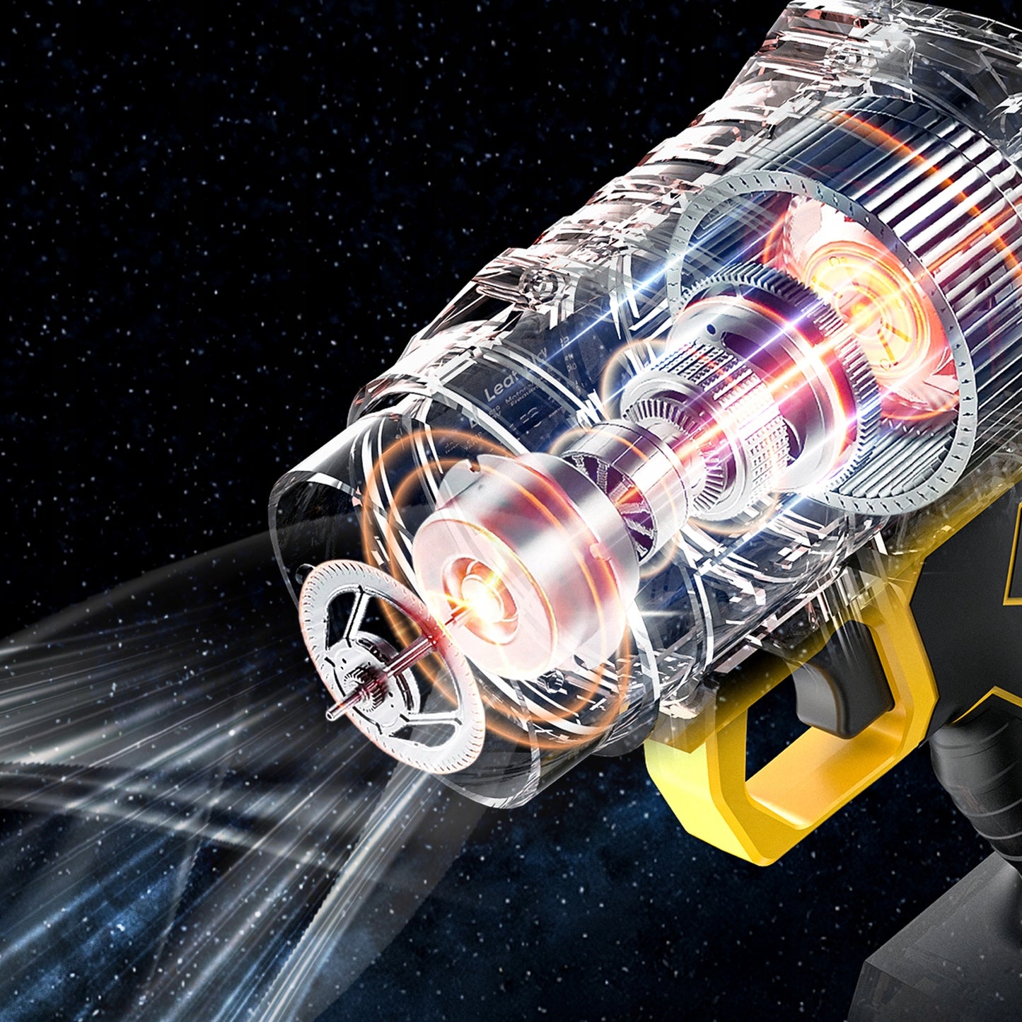 AKUMULIATORINIS SODININKYSTĖS PŪSTUVAS LAPAMS/SNIEGUI/DULKĖMS, 3 ANTGALIAI