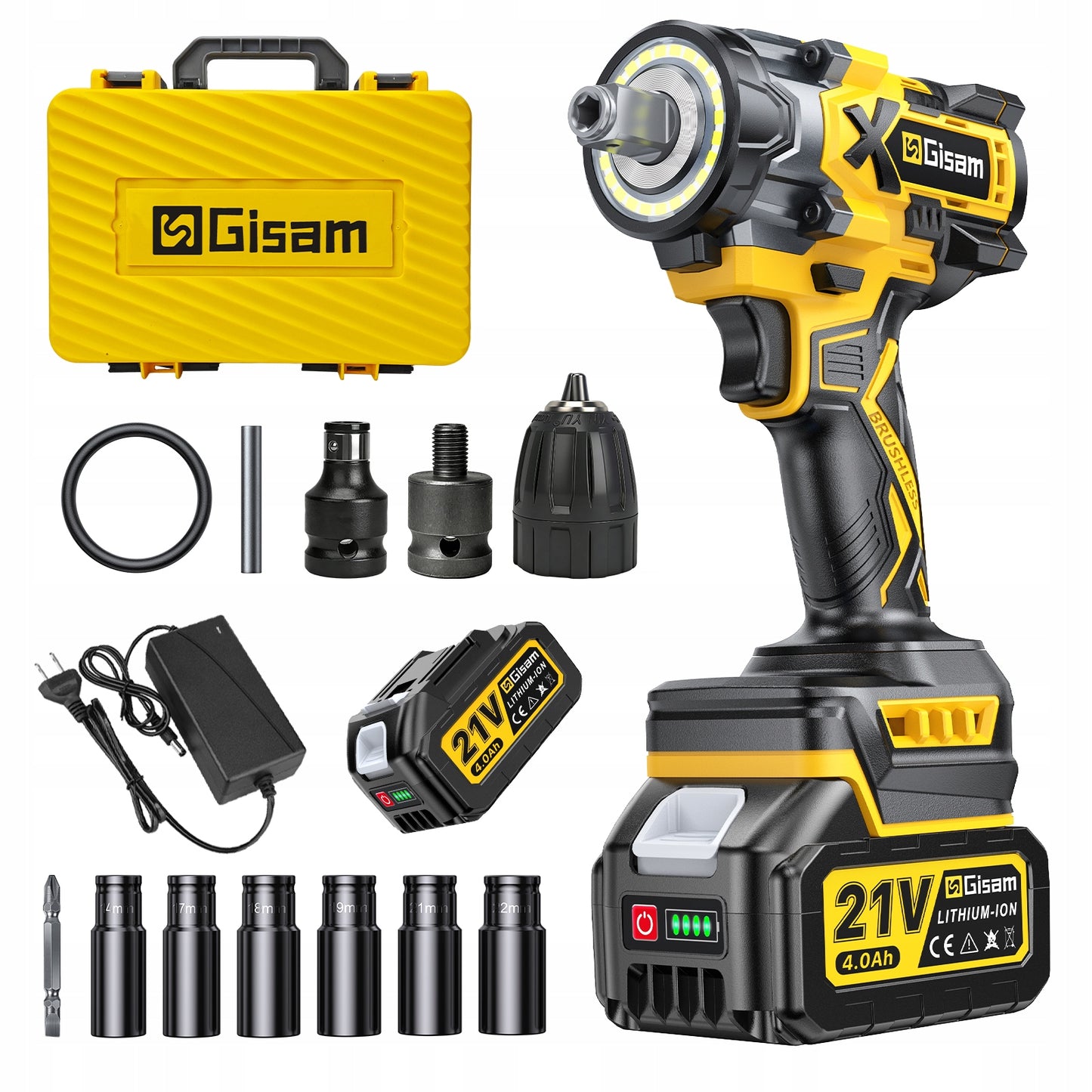 AKUMULIATORINIS SMŪGINIS SUKTUVAS 900Nm STIPRUS SUKTUVAS RATAMS 1x AKUMULIATORIUS