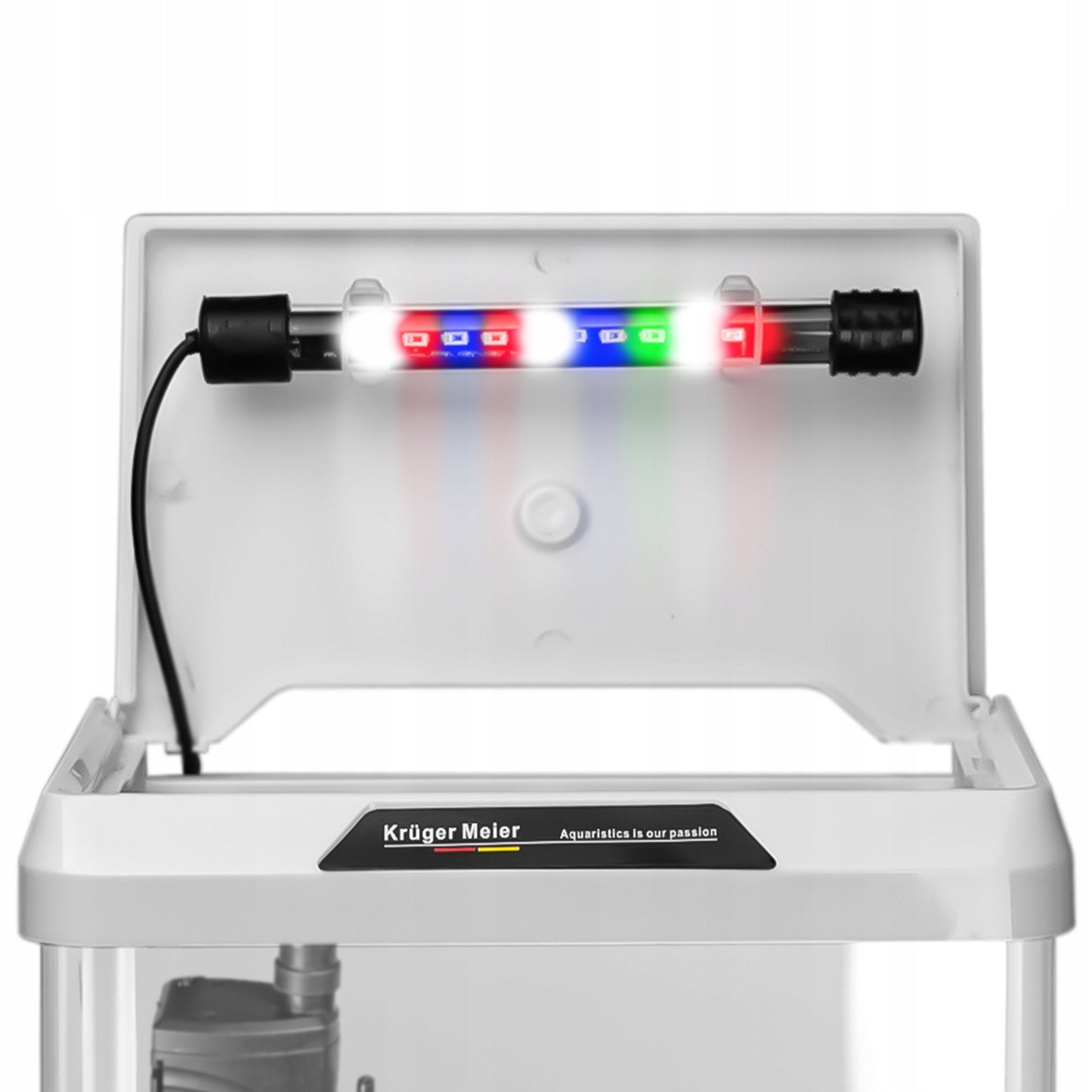 AKVARIUM SU KOMPLEKTACIJA PARUOŠTAS AKVARIUMO RINKINYS 16L BALTAS KRUGER MEIER