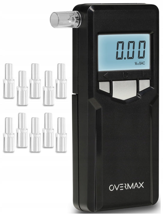 Elektrocheminis alkotesteris OVERMAX AD-06 + kalibravimas