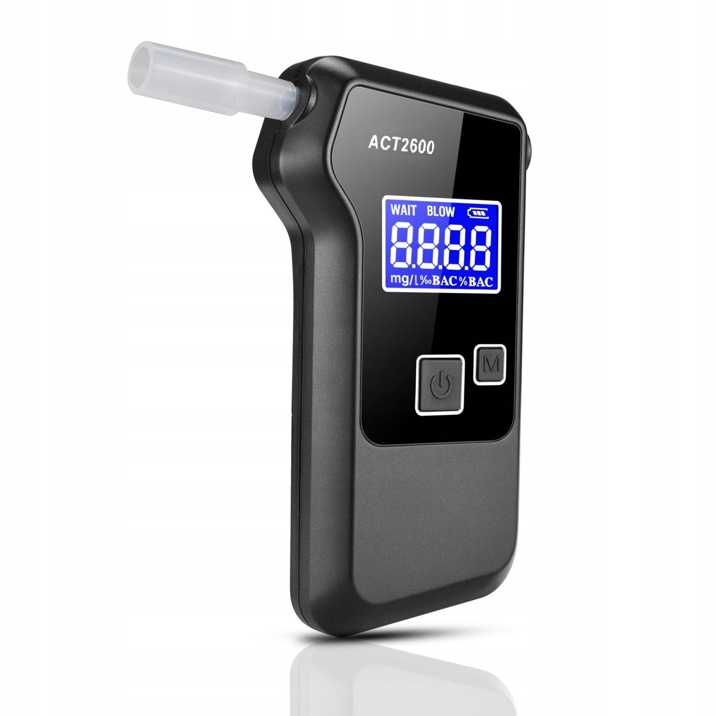 Elektrocheminis alkotesteris su kandikliais, kalibruotas ACT2600