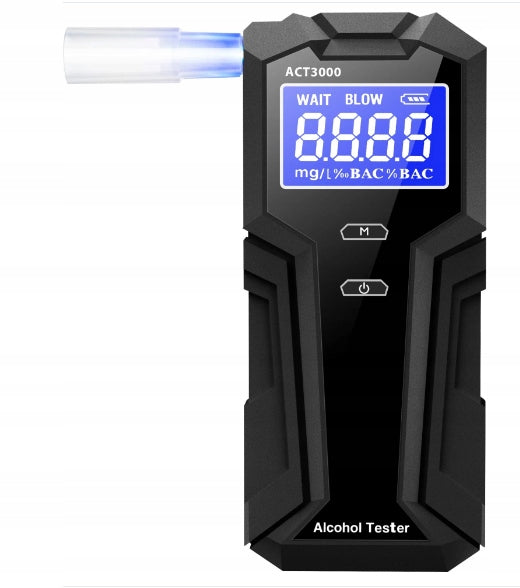 Elektrocheminis alkotesteris sukalibruotas + antgaliai 10vnt