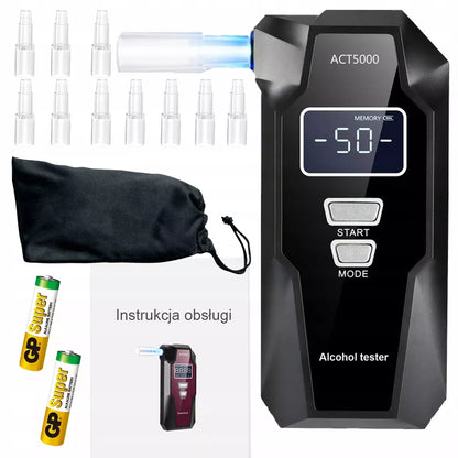 ELEKTROCHEMINIS ALKOTESTERIS + KANDIKLIAI PRO POLICIJOS KALIBRAVIMAS PRECIZINIS PLUS