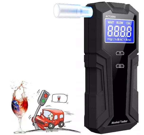 ELEKTROCHEMINIS ALKOTESTERIS + KANDIKLIAI PRO POLICIJOS KALIBRAVIMAS PRECIZINIS PLUS