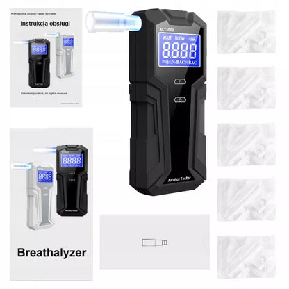 ELEKTROCHEMINIS ALKOTESTERIS + KANDIKLIAI PRO POLICIJOS KALIBRAVIMAS PRECIZINIS PLUS