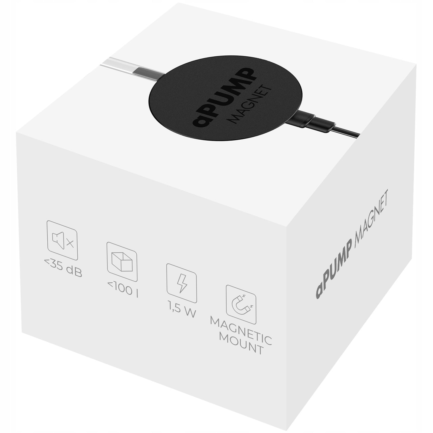 APUMP MAGNET: tyliausia akvariumo oro pompa, iki 100l