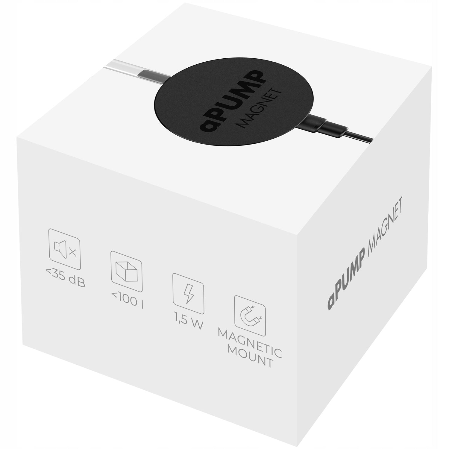 APUMP MAGNET: tyliausia akvariumo oro pompa, iki 100l