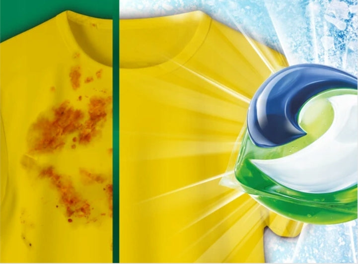 ARIEL PODS MOUNTAIN SPRING VISKAS VIENAME 70 SKALBIMO KAPSULIŲ BALTIEMS DRABUŽIAMS