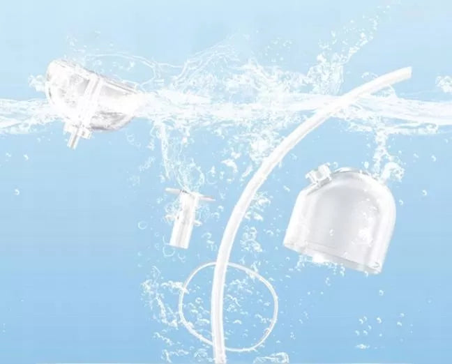 ELEKTRONINIS NOSIES ASPIRATORIUS KŪDIKIAMS TYLUS LCD 9 REŽIMAI 3 ANTGALIAI