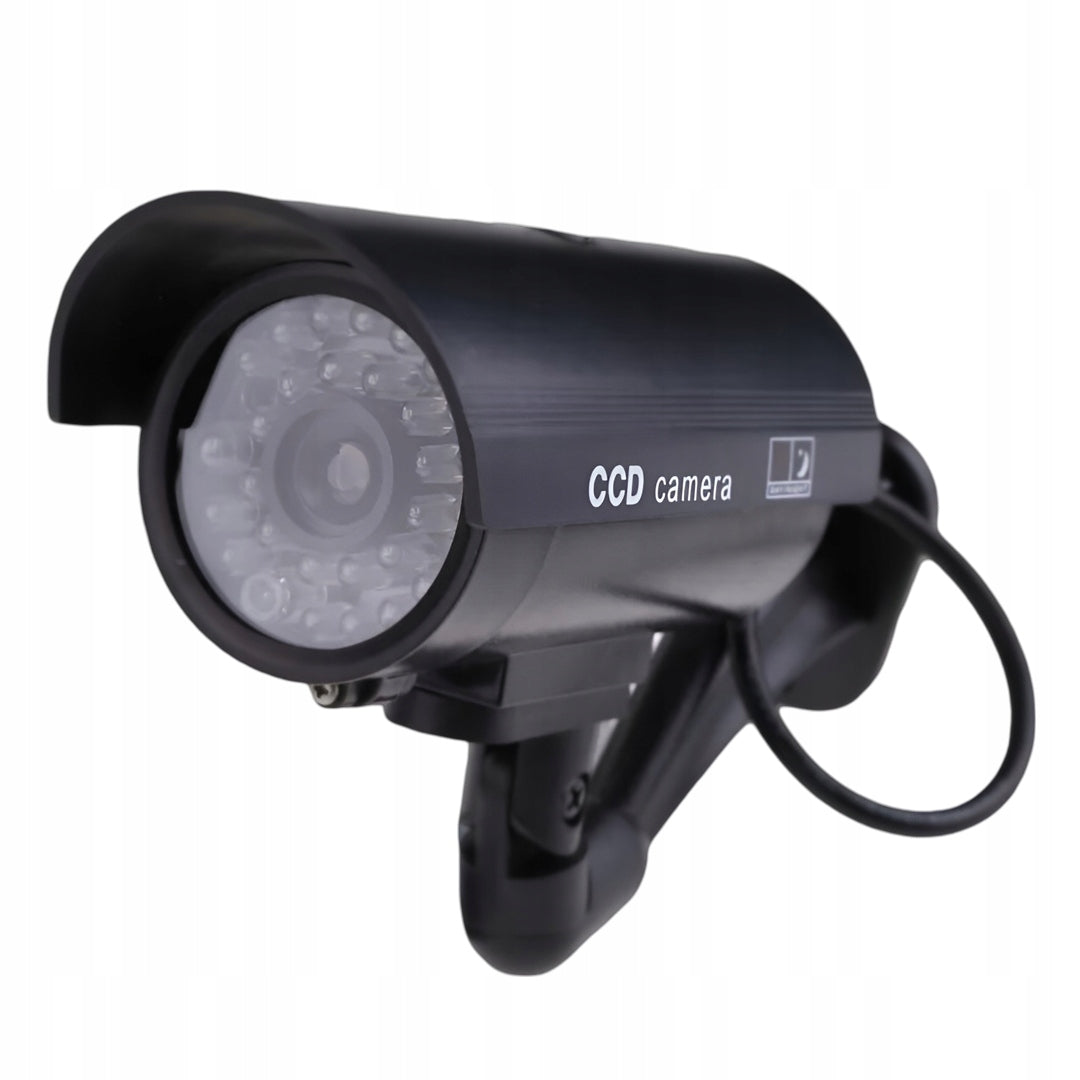 Netikra CCTV stebėjimo kamera su mirksinčiais LED šviesos diodais