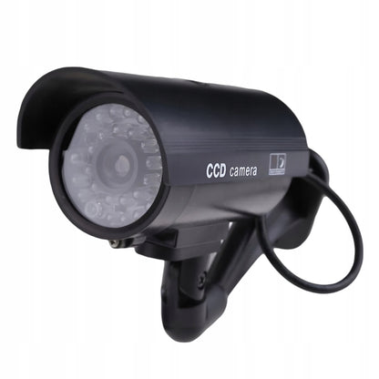 Netikra CCTV stebėjimo kamera su mirksinčiais LED šviesos diodais