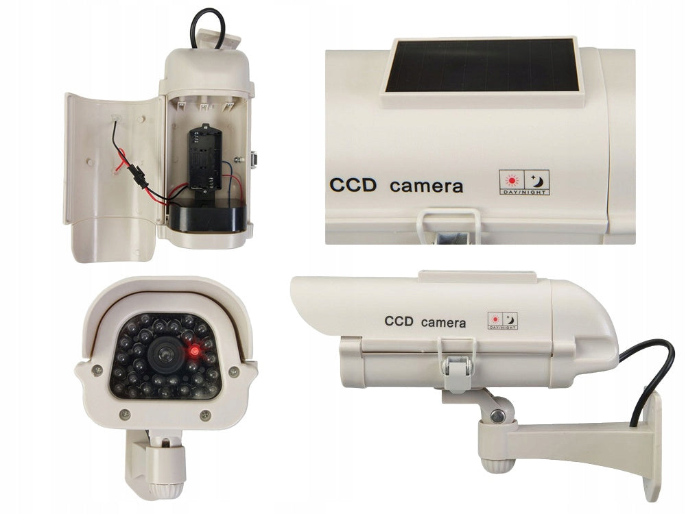 Netikra Saulės LED Kamera, Mirksinti CCTV, Lauko, Atspari Vandeniui