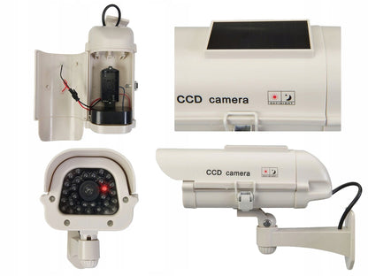 Netikra Saulės LED Kamera, Mirksinti CCTV, Lauko, Atspari Vandeniui