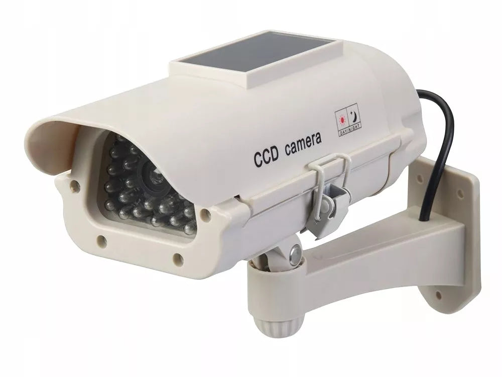 Netikra Saulės LED Kamera, Mirksinti CCTV, Lauko, Atspari Vandeniui