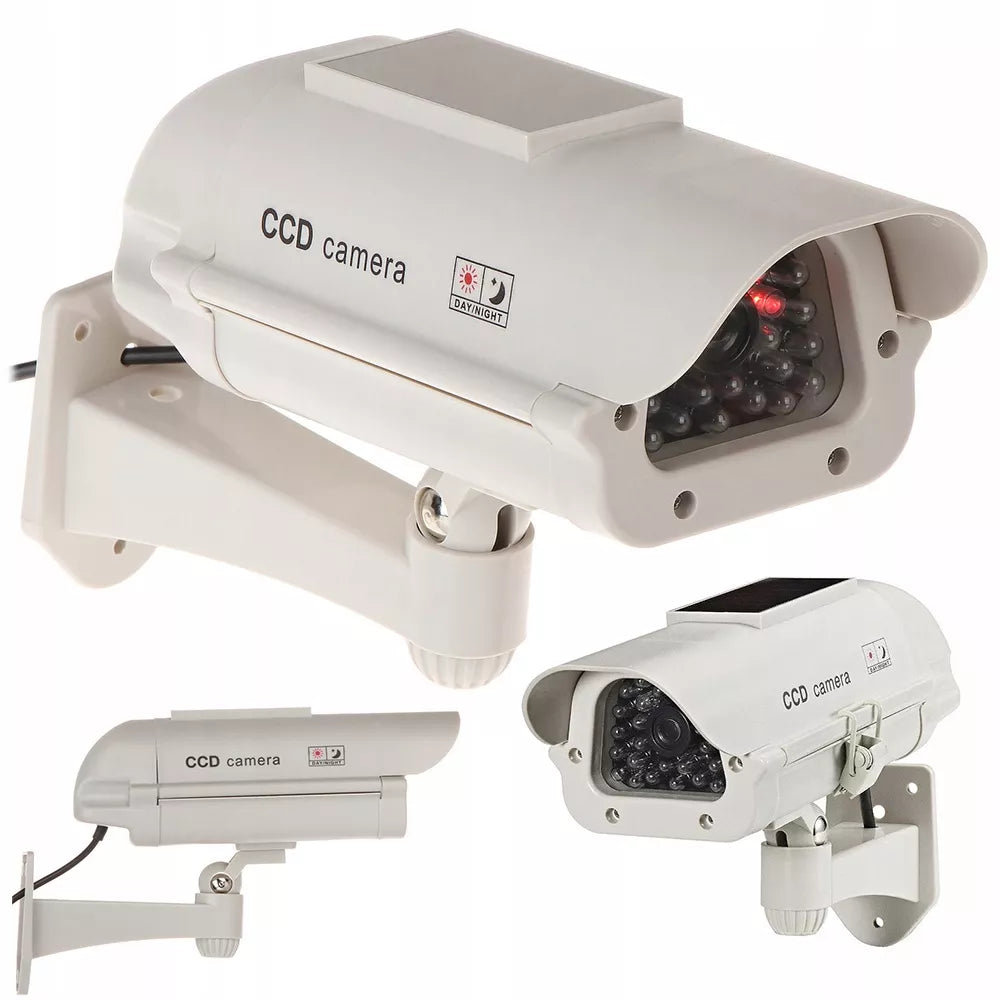 Netikra Saulės LED Kamera, Mirksinti CCTV, Lauko, Atspari Vandeniui
