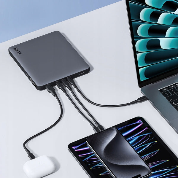 AUKEY PB-Y44 Sprint X Slim Power Bank 20000mAh 20V 100W QC PD 3.0 4xUSB LCD