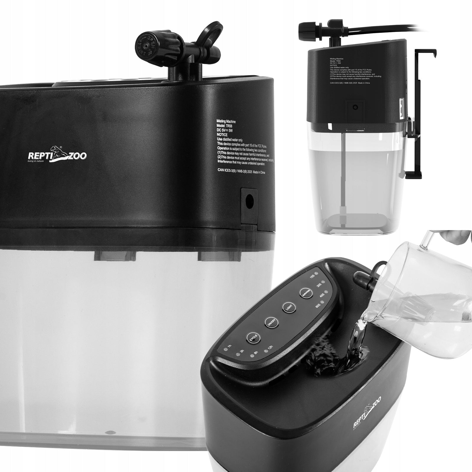 AUTOMATINIS MINIATIŪRINIS TERARIUMO LAISTYTUvas LAUKO IR VIDAUS