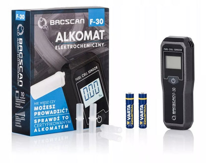 Alkotesteris BACSCAN F-30 + pūstukai + kalibracijos