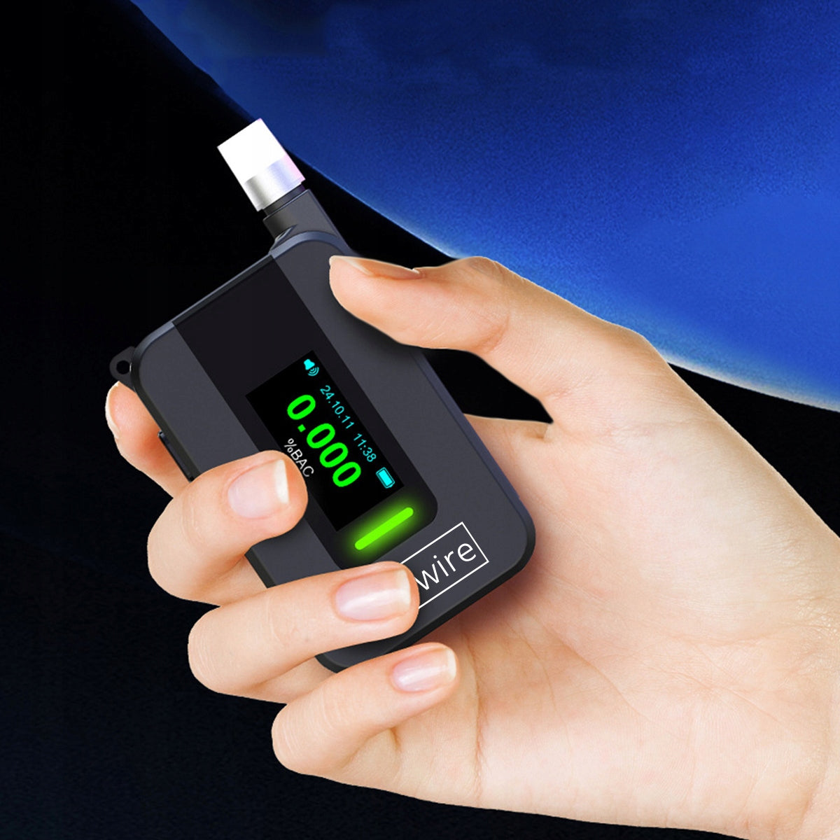 Profesionalus elektrocheminis policijos "AI" alkotesteris be kandiklio, 6 kandikliai