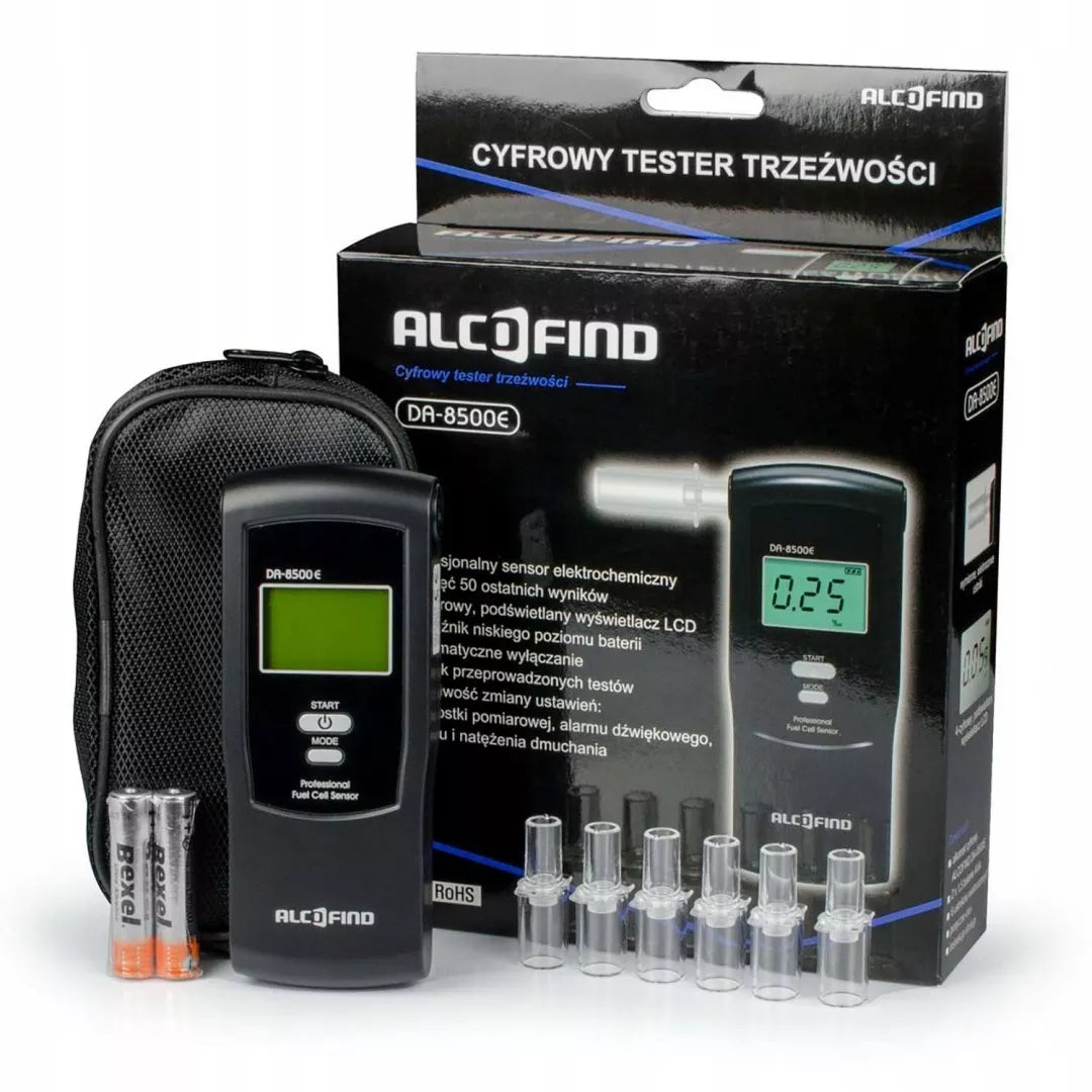Elektrocheminis alkotesteris DA 8500E + kandikliai
