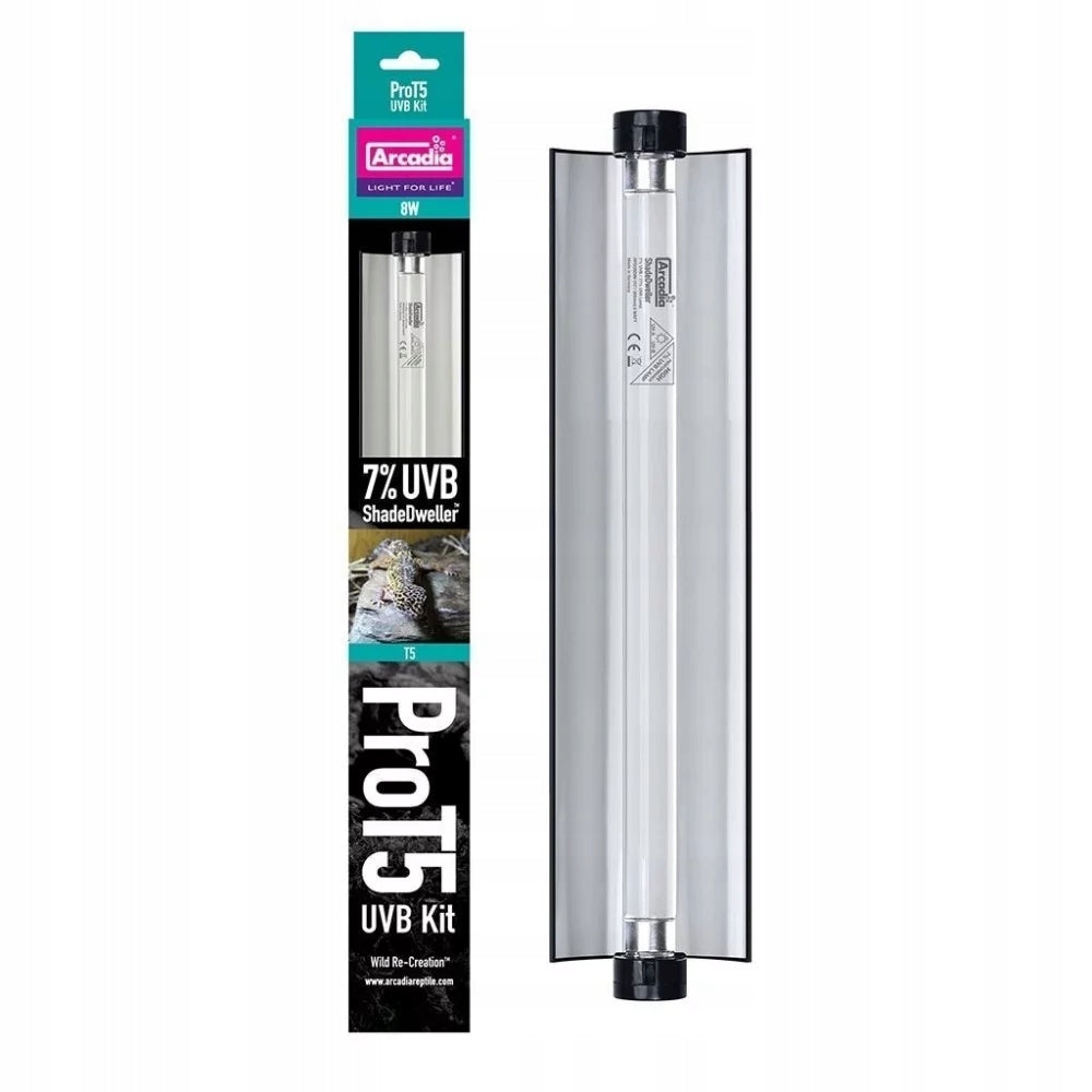 Arcadia UV lempa terariumui 8W Pro T5 UVB rinkinys 7%