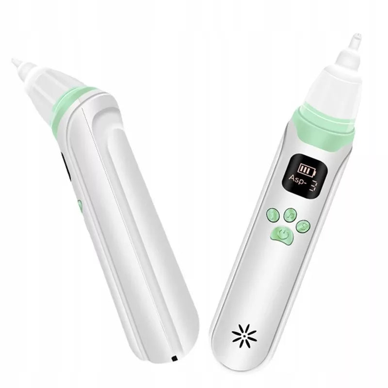 Elektroniczny aspirator do nosa dla DZIECI i DOROSŁYCH, cichy, mocny, zasilany przez USB