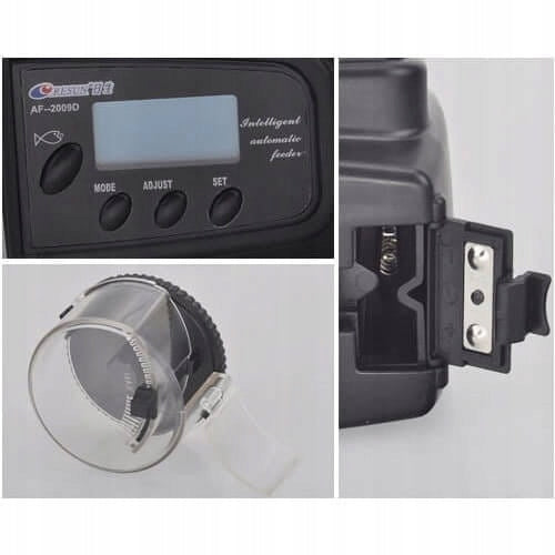 Automatinis žuvų tiektuvas LCD dozatorius šėryklė IDEALUS ATOSTOGŲ METU