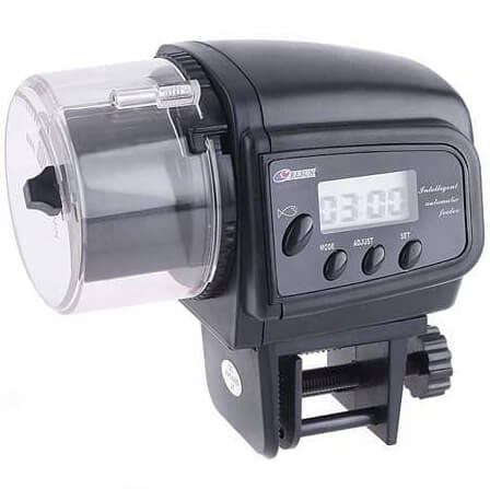 Automatinis žuvų tiektuvas LCD dozatorius šėryklė IDEALUS ATOSTOGŲ METU