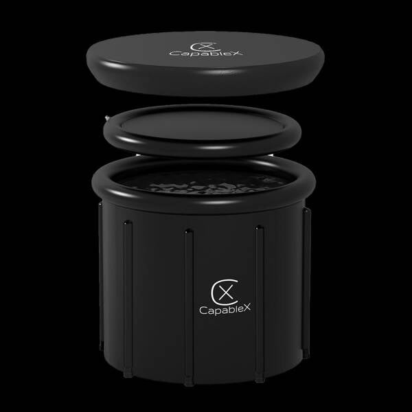 BALIA BANIA vandens vonia ledinė statinė CAPABLEX 420L dangtis 420L