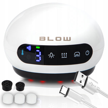 Elektrinis vakuuminis anticeliulitinis masažuoklis su šildymo funkcija