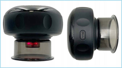 Elektrinis anticeliulitinis masažo puodelis ACUS MED, juodas