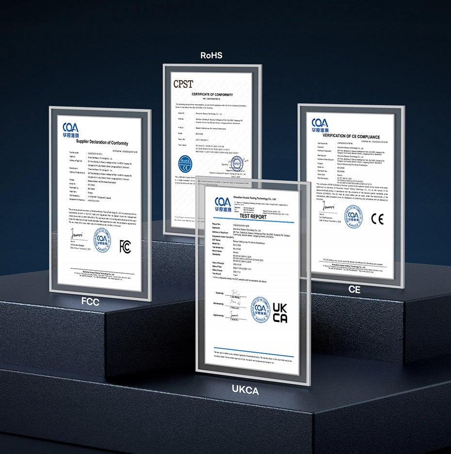 BASEUS Power bank su USB-C ir "Lightning" laidu, greitas įkrovimas 22.5W, 10000mAh
