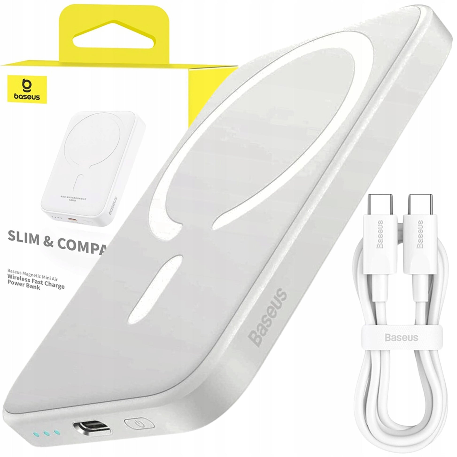 BASEUS POWER BANK SU MAGSAFE 6000mAh 20W MINI POWERBANK QI MAGNETINIS