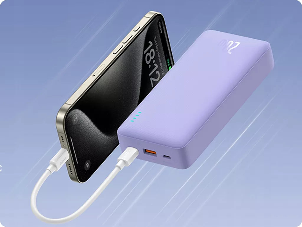 BASEUS Powerbank su greitu įkrovimu 20000mAh 20W USB-C USB-A su kabeliu
