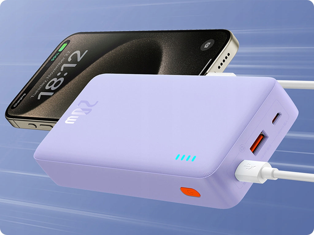 BASEUS Powerbank su greitu įkrovimu 20000mAh 20W USB-C USB-A su kabeliu