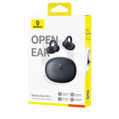 BASEUS Bluetooth belaidės ausinės Open-Ear Bass BC1 su segtuku
