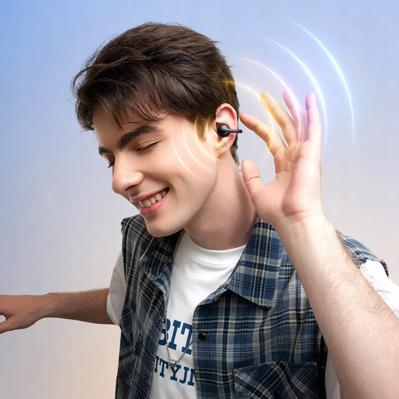 BASEUS Bluetooth belaidės ausinės Open-Ear Bass BC1 su segtuku
